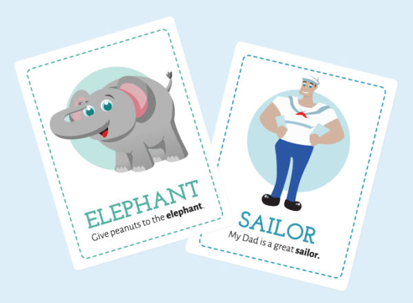 L-sound Flash Cards