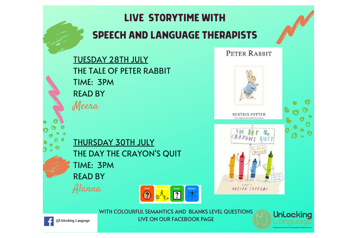 Children Resources - Day Crayons Quit July 2020 - Unlocking Language