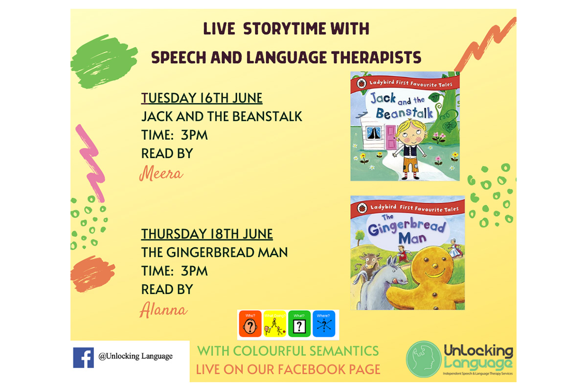 Children Resources - Gingerbread Man 18Th June 2020 - Unlocking Language