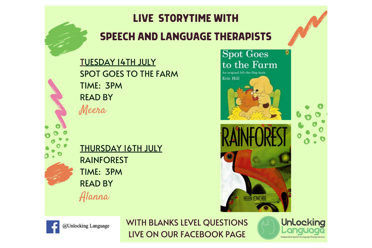 Children Resources - Rainforest July 2020 - Unlocking Language